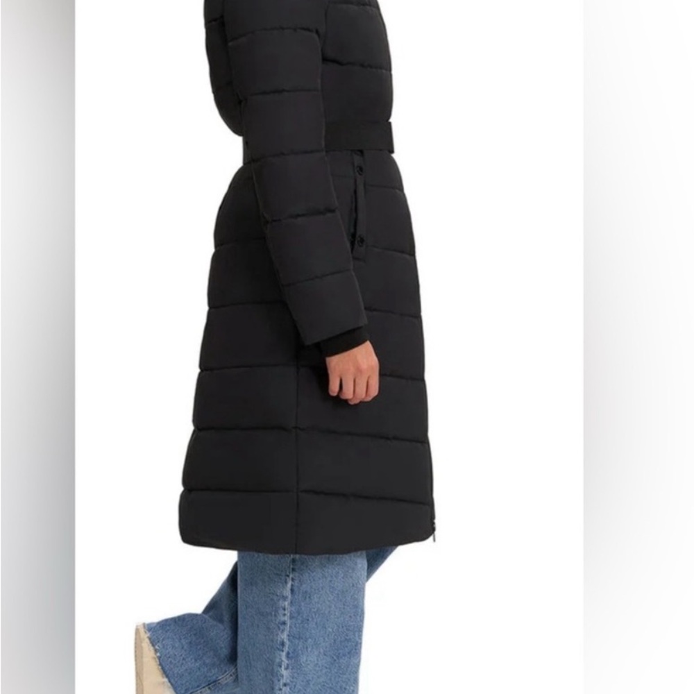 Black Puffer Coat - Picture 2 of 7